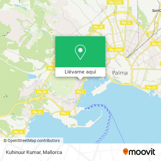 Mapa Kuhinuur Kumar