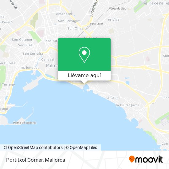 Mapa Portitxol Corner