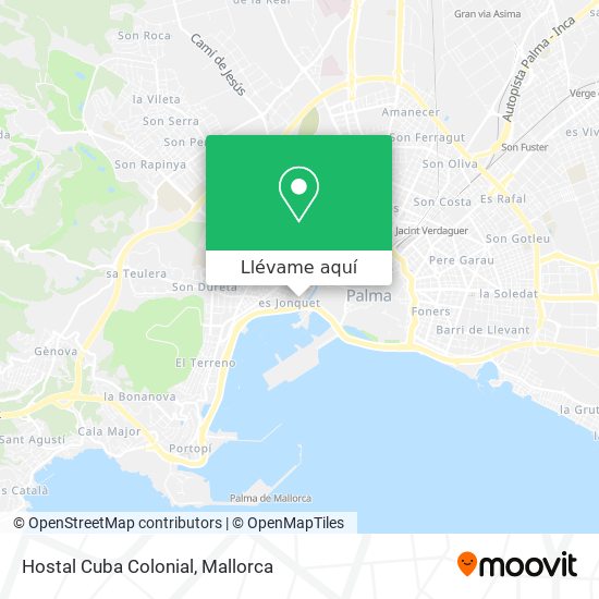 Mapa Hostal Cuba Colonial