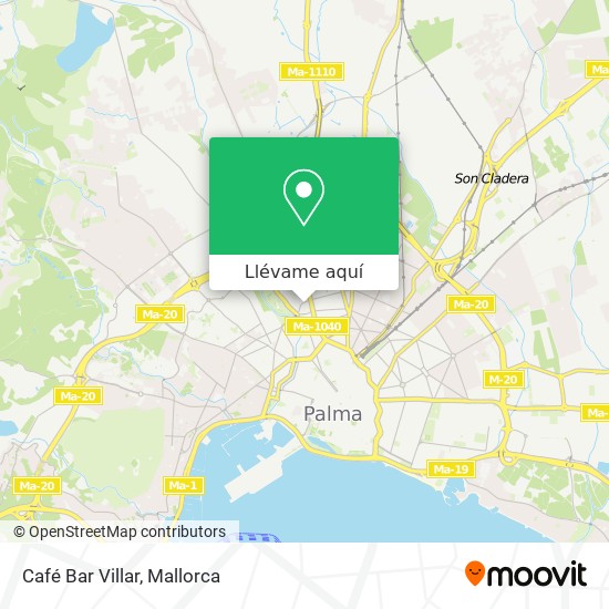 Mapa Café Bar Villar