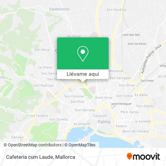 Mapa Cafeteria cum Laude