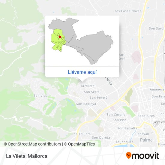 Mapa La Vileta