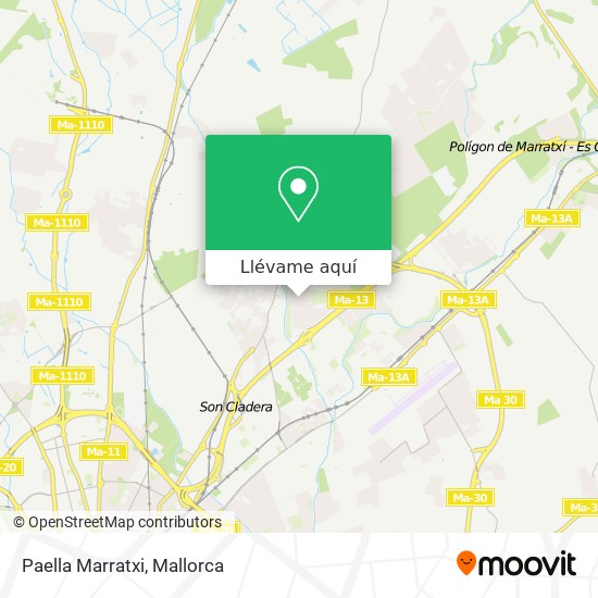 Mapa Paella Marratxi