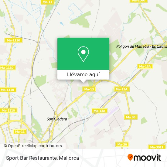 Mapa Sport Bar Restaurante