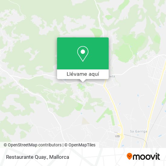 Mapa Restaurante Quay.