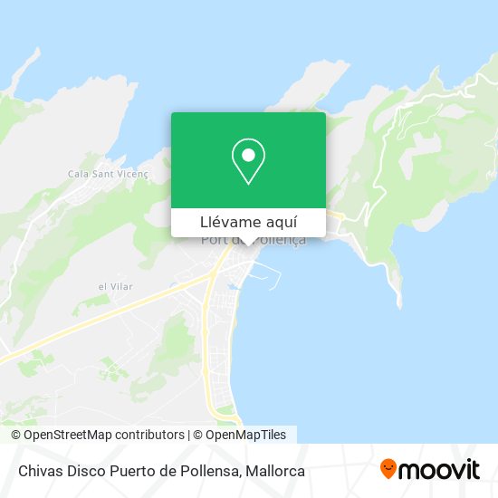 Mapa Chivas Disco Puerto de Pollensa