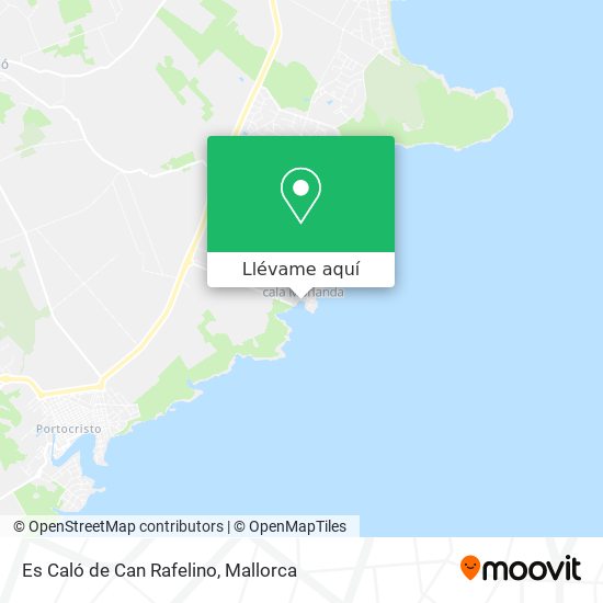 Mapa Es Caló de Can Rafelino