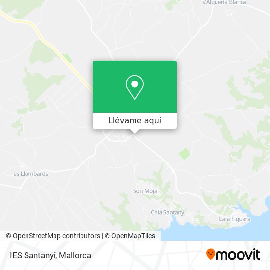 Mapa IES Santanyí