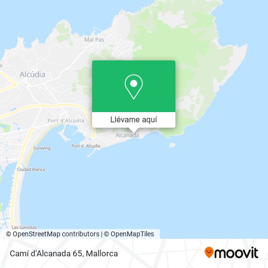 Mapa Camí d'Alcanada 65