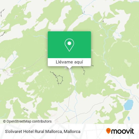 Mapa S'olivaret Hotel Rural Mallorca