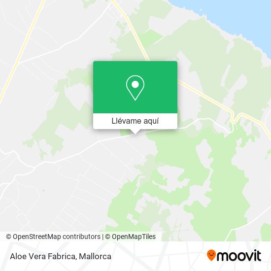 Mapa Aloe Vera Fabrica