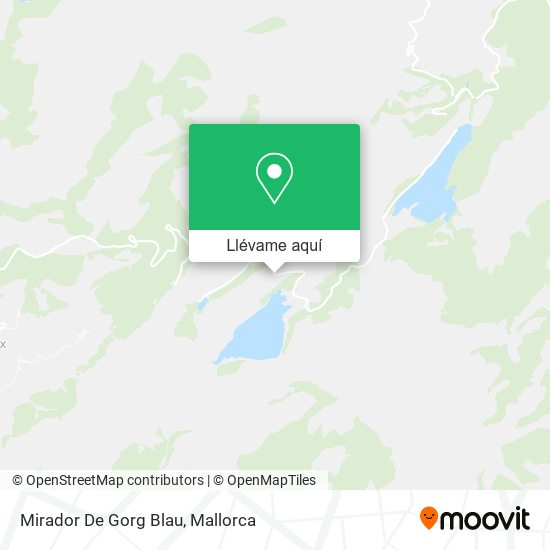Mapa Mirador De Gorg Blau