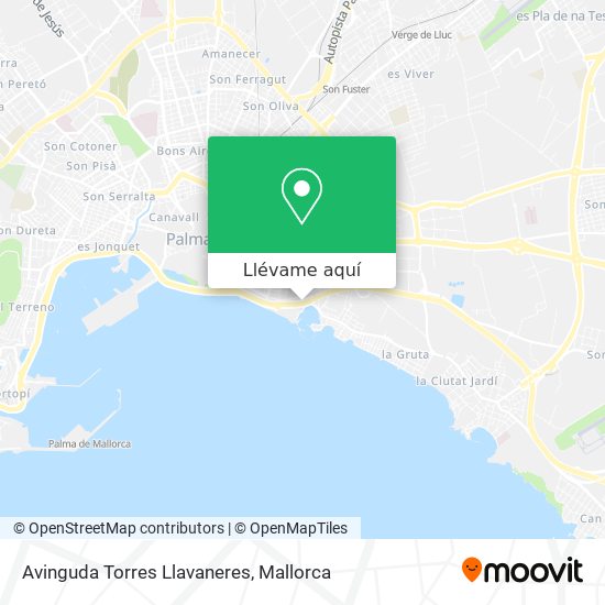 Mapa Avinguda Torres Llavaneres