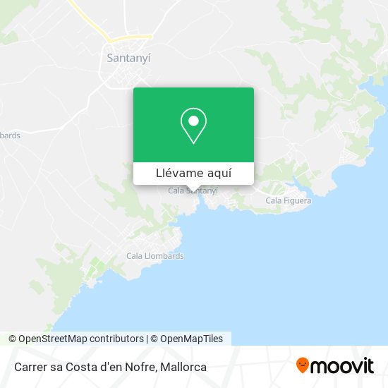 Mapa Carrer sa Costa d'en Nofre