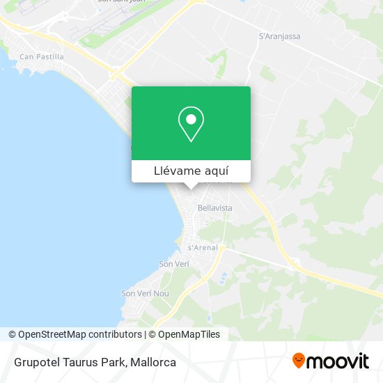 Mapa Grupotel Taurus Park