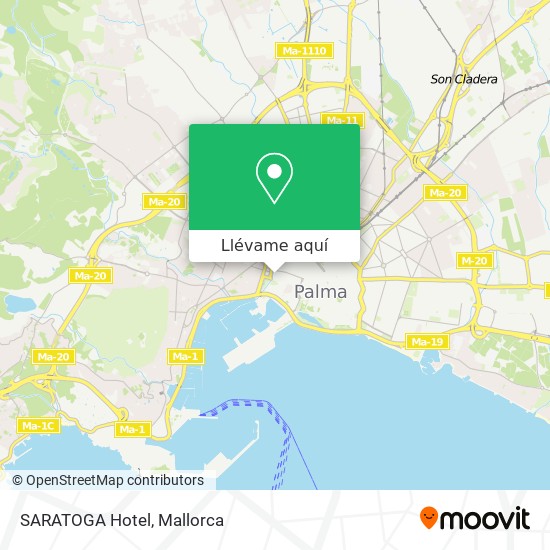 Mapa SARATOGA Hotel