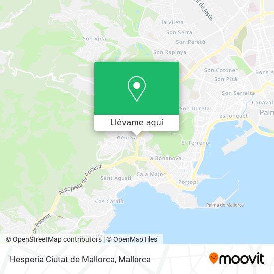 Mapa Hesperia Ciutat de Mallorca