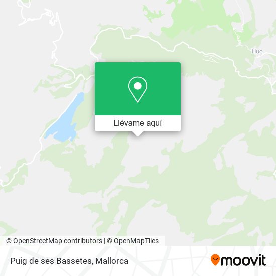 Mapa Puig de ses Bassetes