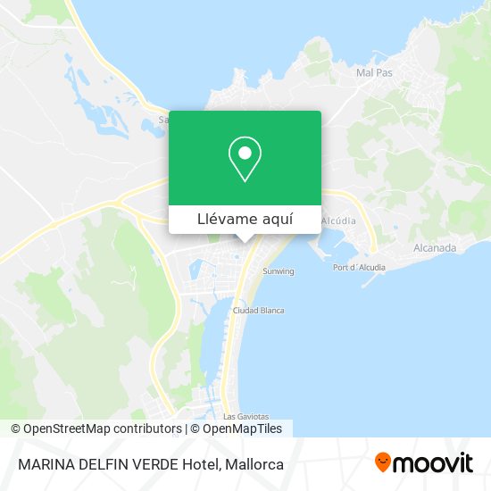 Mapa MARINA DELFIN VERDE Hotel