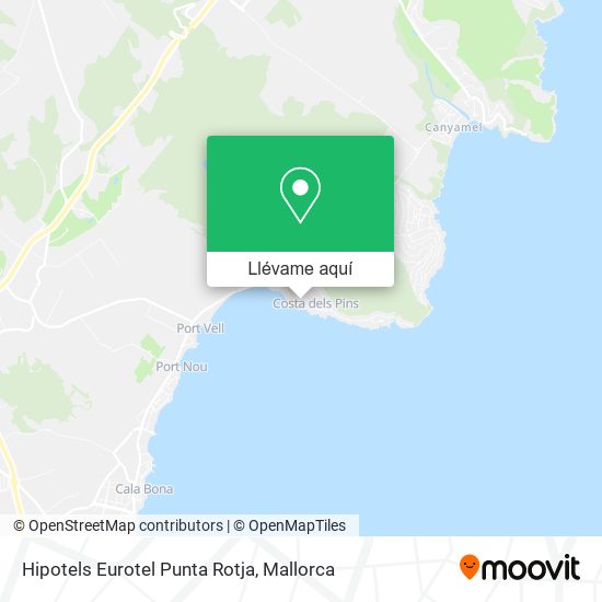 Mapa Hipotels Eurotel Punta Rotja