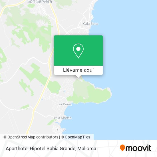 Mapa Aparthotel Hipotel Bahia Grande
