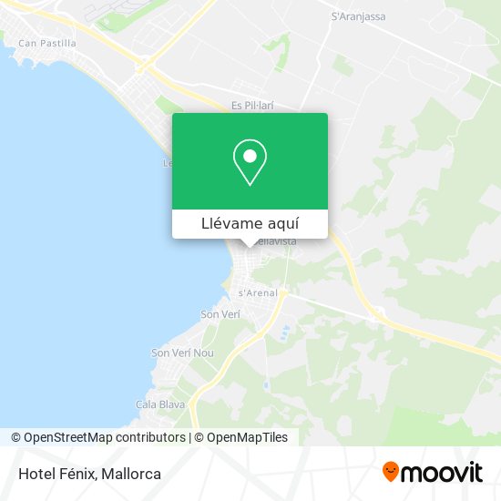Mapa Hotel Fénix