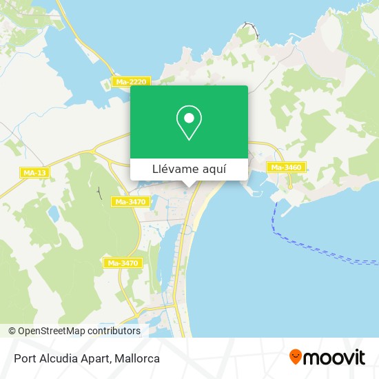 Mapa Port Alcudia Apart