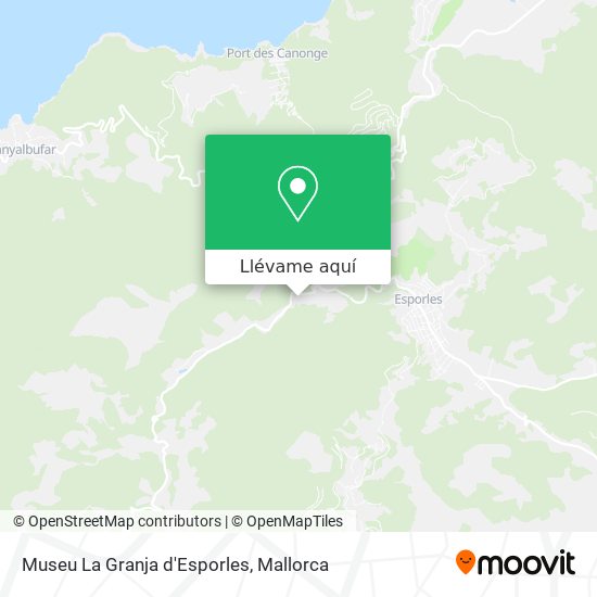 Mapa Museu La Granja d'Esporles