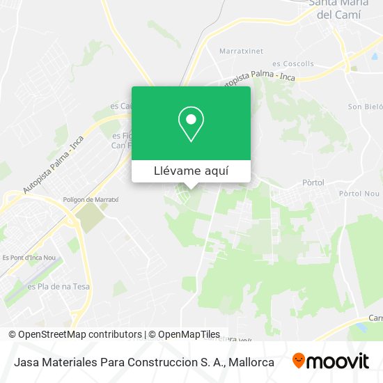 Mapa Jasa Materiales Para Construccion S. A.