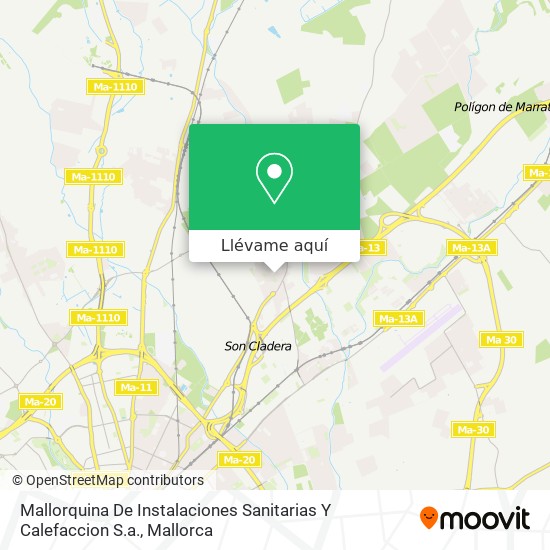 Mapa Mallorquina De Instalaciones Sanitarias Y Calefaccion S.a.