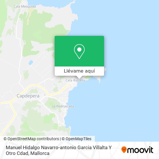 Mapa Manuel Hidalgo Navarro-antonio Garcia Villalta Y Otro Cdad