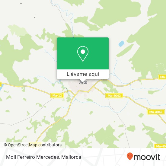 Mapa Moll Ferreiro Mercedes