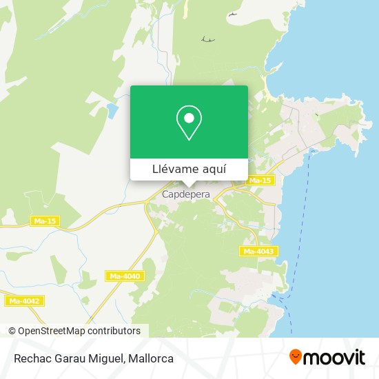 Mapa Rechac Garau Miguel