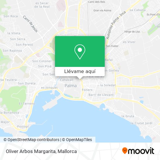 Mapa Oliver Arbos Margarita