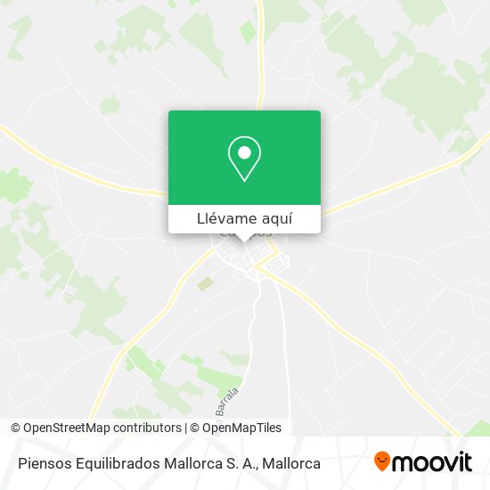 Mapa Piensos Equilibrados Mallorca S. A.