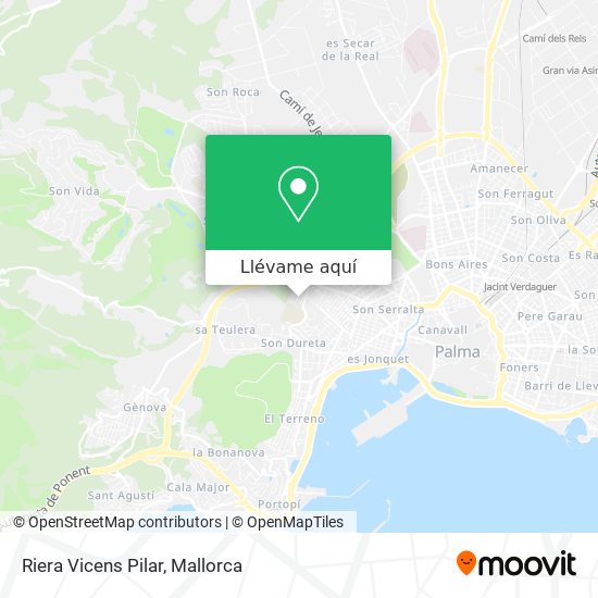 Mapa Riera Vicens Pilar