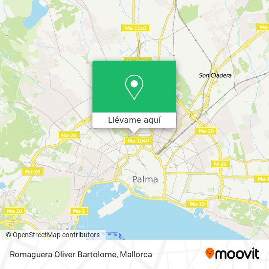 Mapa Romaguera Oliver Bartolome