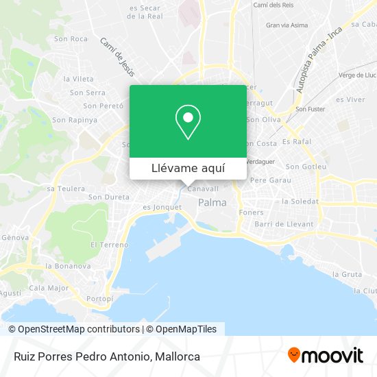 Mapa Ruiz Porres Pedro Antonio