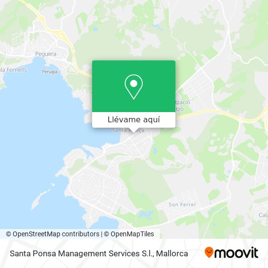 Mapa Santa Ponsa Management Services S.l.