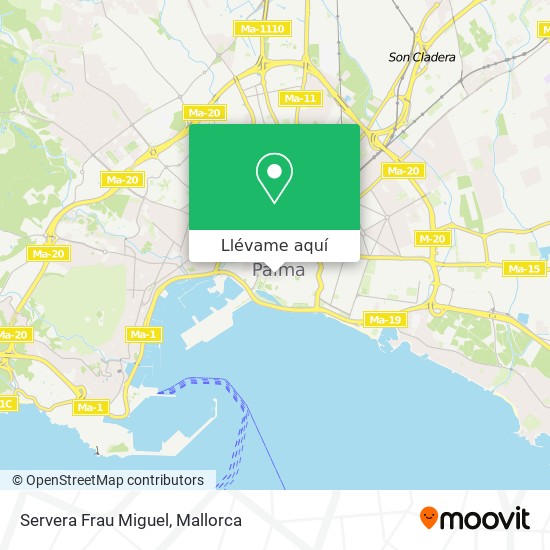 Mapa Servera Frau Miguel