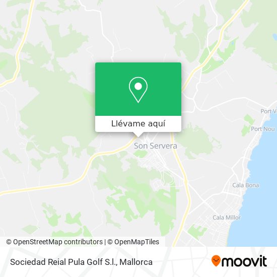 Mapa Sociedad Reial Pula Golf S.l.
