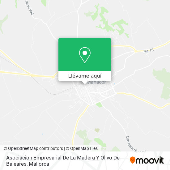 Mapa Asociacion Empresarial De La Madera Y Olivo De Baleares