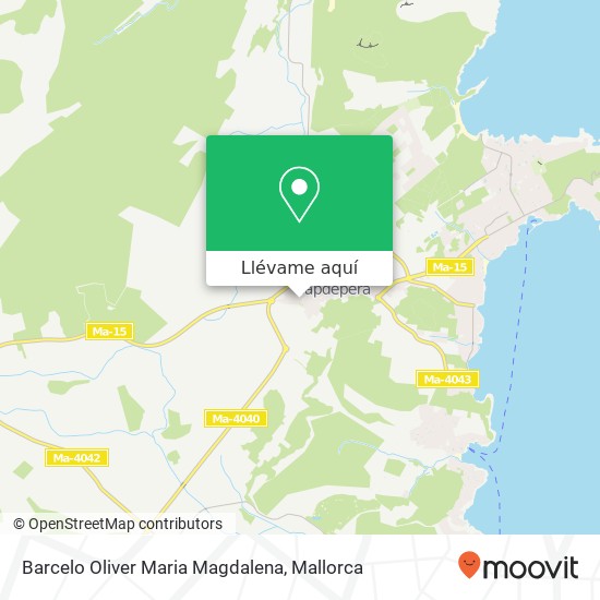 Mapa Barcelo Oliver Maria Magdalena