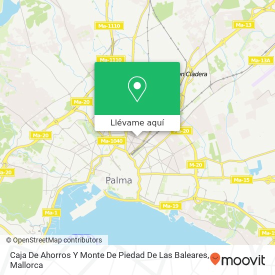 Mapa Caja De Ahorros Y Monte De Piedad De Las Baleares