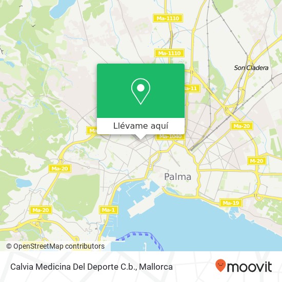 Mapa Calvia Medicina Del Deporte C.b.