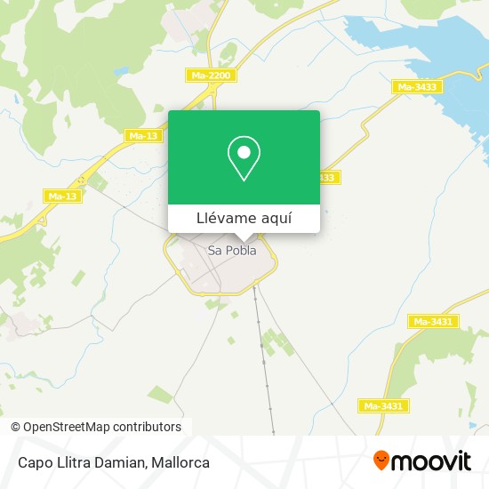 Mapa Capo Llitra Damian