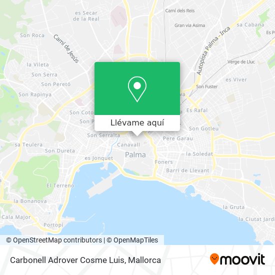 Mapa Carbonell Adrover Cosme Luis