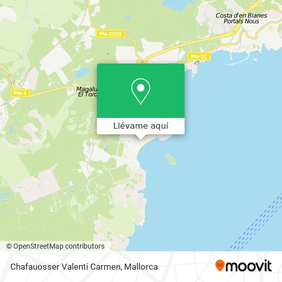 Mapa Chafauosser Valenti Carmen