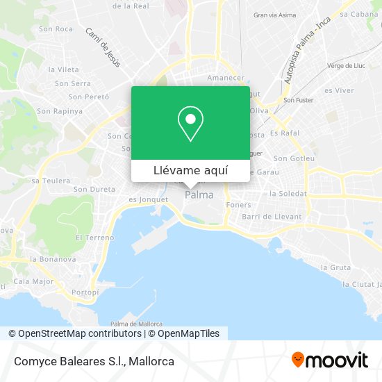 Mapa Comyce Baleares S.l.