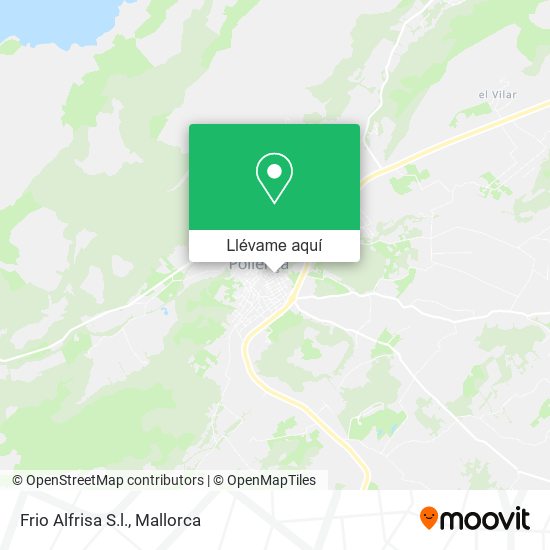 Mapa Frio Alfrisa S.l.